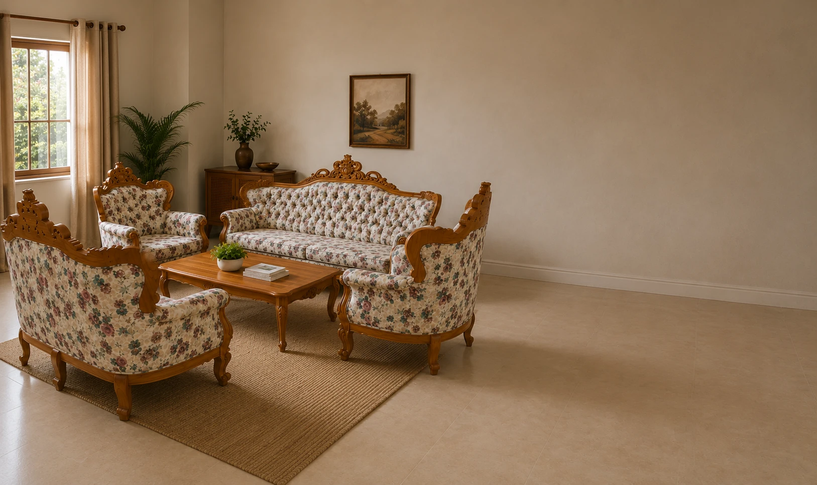 Admiral Sofa Set 7 Seater with Coffee Table