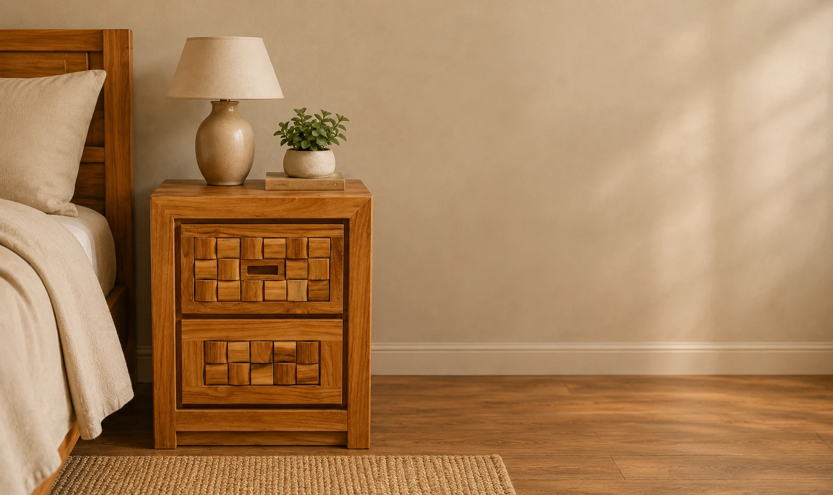 Greenwich Bedside 2 Drawers