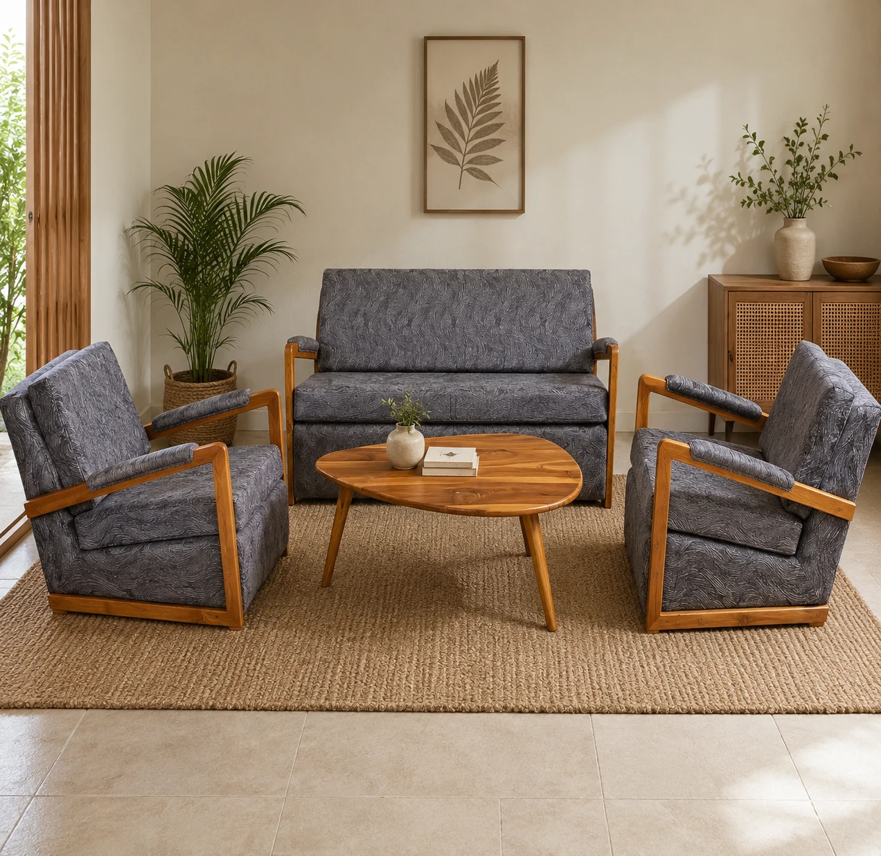 Mayfair Sofa Set 4 Seater with Coffee Table