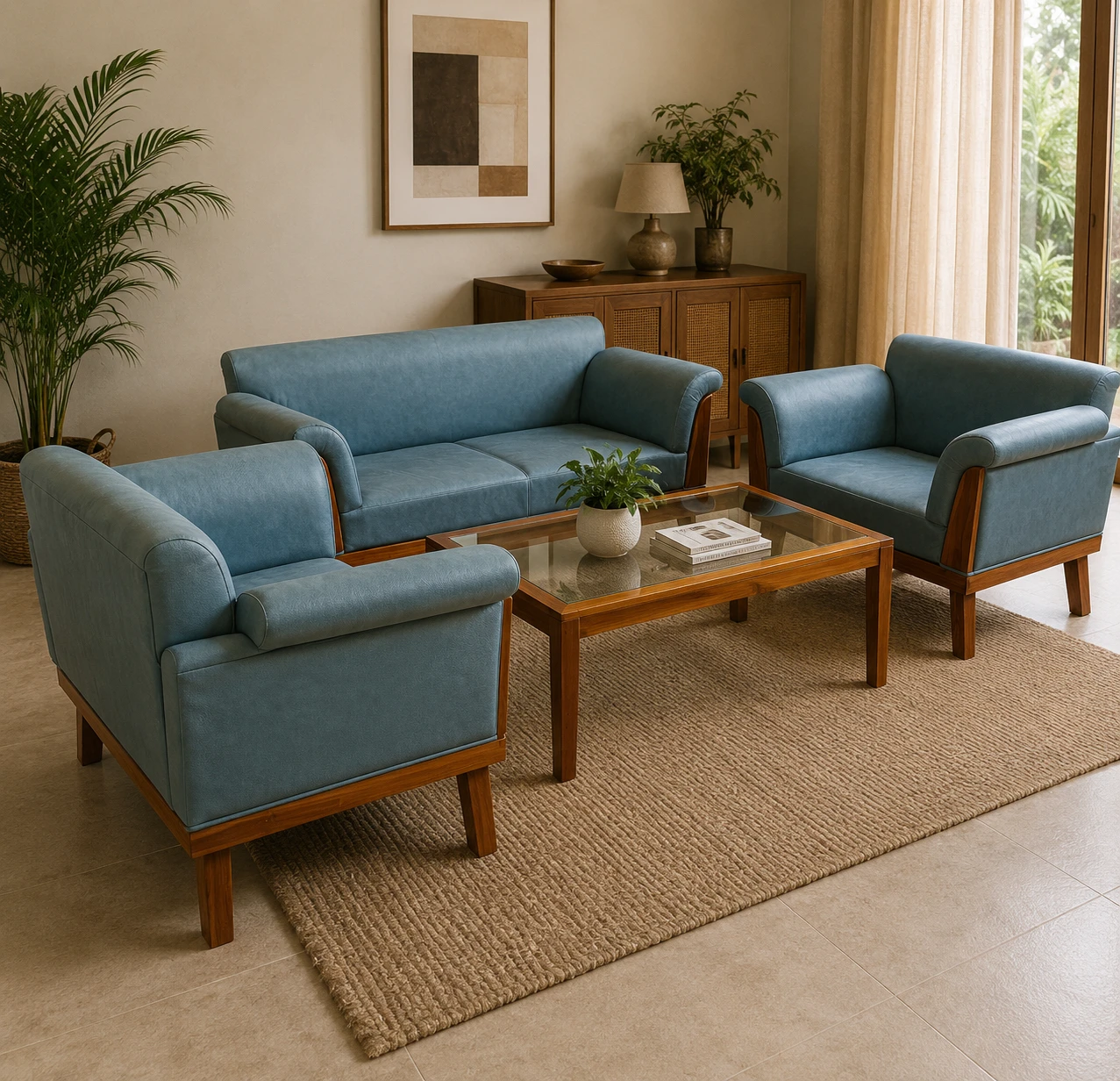 Shoreditch Sofa 4 Seater with Coffee Table