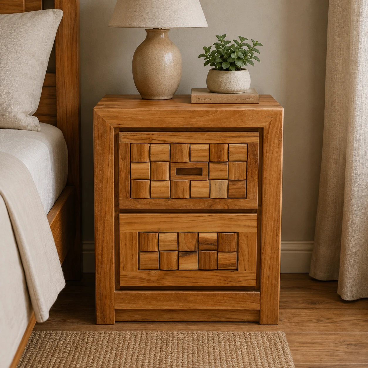 Greenwich Bedside 2 Drawers